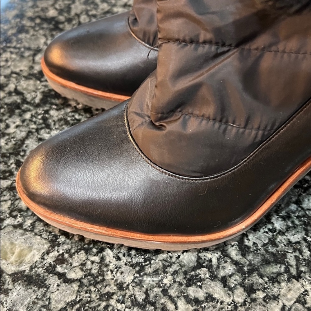 Kate Spade Black Quilted Boots View 2
